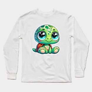 Kawaii Turtle Long Sleeve T-Shirt